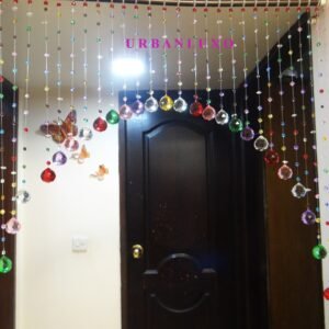 Home Luxury glass crystal curtain reflecting light for elegant interior décor